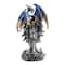 Blue Dragon Warrior Statue 6&#x22; x 4&#x22; x 9.5&#x22;